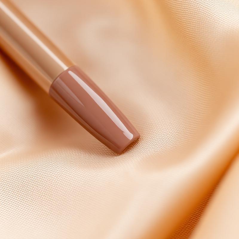 Glossy taupe shellac